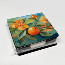 Load image into Gallery viewer, Florida Orange Blossom in Watercolor PU Leather Note Paper Holder