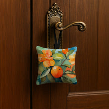 Load image into Gallery viewer, Florida Orange Blossom in Watercolor Hanging Square Fabric Ornament 3.5 × 3.5