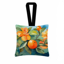 Load image into Gallery viewer, Florida Orange Blossom in Watercolor Hanging Square Fabric Ornament 3.5 × 3.5