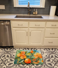 Load image into Gallery viewer, Florida Orange Blossom in Watercolor Memory Foam Kitchen Mat