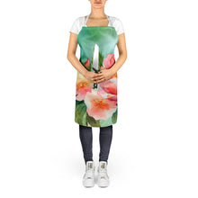 Load image into Gallery viewer, Georgia Cherokee Rose in Watercolor Apron – Artist-Designed Kitchen, BBQ &amp; Craft Apron