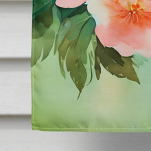 Load image into Gallery viewer, Georgia Cherokee Rose in Watercolor House Flag