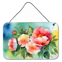 Load image into Gallery viewer, Georgia Cherokee Rose in Watercolor Wall or Door Hanging Prints