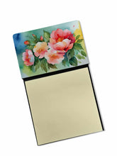 Load image into Gallery viewer, Georgia Cherokee Rose in Watercolor Sticky Note Holder- Refiilable Desk Accessory Note Pad