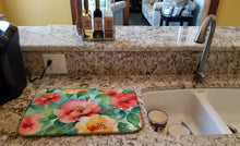Load image into Gallery viewer, Georgia Cherokee Rose in Watercolor Dish Drying Mat