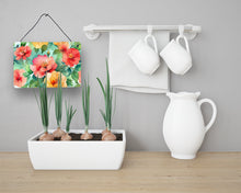 Load image into Gallery viewer, Georgia Cherokee Rose in Watercolor Wall or Door Hanging Prints