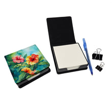 Load image into Gallery viewer, Hawaii Hawaiian Hibiscus in Watercolor PU Leather Note Paper Holder