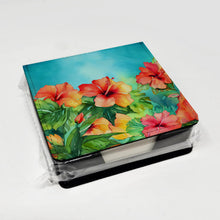 Load image into Gallery viewer, Hawaii Hawaiian Hibiscus in Watercolor PU Leather Note Paper Holder