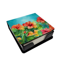 Load image into Gallery viewer, Hawaii Hawaiian Hibiscus in Watercolor PU Leather Note Paper Holder
