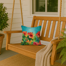 Load image into Gallery viewer, Hawaii Hawaiian Hibiscus in Watercolor Throw Pillow