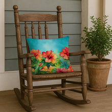 Load image into Gallery viewer, Hawaii Hawaiian Hibiscus in Watercolor Throw Pillow