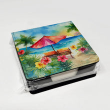 Load image into Gallery viewer, Hawaii Hawaiian Hibiscus in Watercolor PU Leather Note Paper Holder