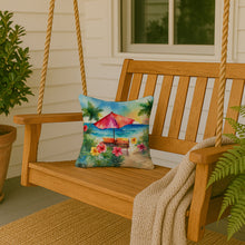 Load image into Gallery viewer, Hawaii Hawaiian Hibiscus in Watercolor Throw Pillow