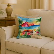 Load image into Gallery viewer, Hawaii Hawaiian Hibiscus in Watercolor Throw Pillow