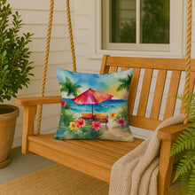 Load image into Gallery viewer, Hawaii Hawaiian Hibiscus in Watercolor Throw Pillow