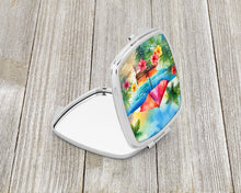 Load image into Gallery viewer, Hawaii Hawaiian Hibiscus in Watercolor Compact Mirror