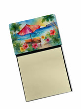 Load image into Gallery viewer, Hawaii Hawaiian Hibiscus in Watercolor Sticky Note Holder- Refiilable Desk Accessory Note Pad