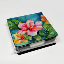 Load image into Gallery viewer, Hawaii Hawaiian Hibiscus in Watercolor PU Leather Note Paper Holder