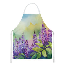 Load image into Gallery viewer, Idaho Syringa in Watercolor Apron – Artist-Designed Kitchen, BBQ &amp; Craft Apron