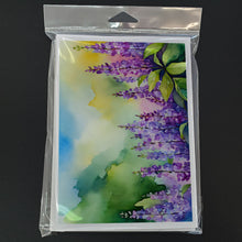 Load image into Gallery viewer, Idaho Syringa in Watercolor Greeting Cards -  Blank Note Cards – 8-Pack of Artist-Designed Cards with Envelopes