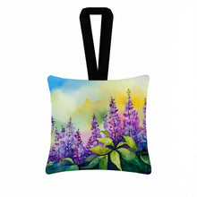 Load image into Gallery viewer, Idaho Syringa in Watercolor Hanging Square Fabric Ornament 3.5 × 3.5