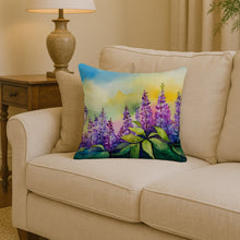 Load image into Gallery viewer, Idaho Syringa in Watercolor Throw Pillow