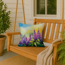 Load image into Gallery viewer, Idaho Syringa in Watercolor Throw Pillow