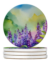 Load image into Gallery viewer, Idaho Syringa in Watercolor Large Sandstone Coasters Pack of 4