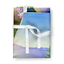 Load image into Gallery viewer, Idaho Syringa in Watercolor Apron – Artist-Designed Kitchen, BBQ &amp; Craft Apron