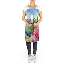 Load image into Gallery viewer, Idaho Syringa in Watercolor Apron – Artist-Designed Kitchen, BBQ &amp; Craft Apron