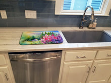 Load image into Gallery viewer, Idaho Syringa in Watercolor Dish Drying Mat