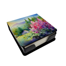 Load image into Gallery viewer, Idaho Syringa in Watercolor PU Leather Note Paper Holder