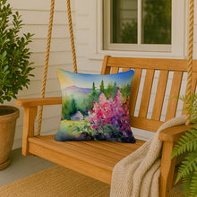 Load image into Gallery viewer, Idaho Syringa in Watercolor Throw Pillow