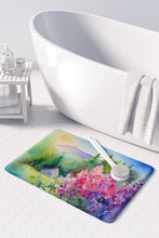 Load image into Gallery viewer, Idaho Syringa in Watercolor Memory Foam Kitchen Mat