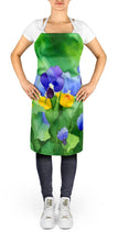 Load image into Gallery viewer, Illinois Violet in Watercolor Apron – Artist-Designed Kitchen, BBQ &amp; Craft Apron