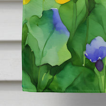 Load image into Gallery viewer, Illinois Violet in Watercolor House Flag