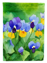 Load image into Gallery viewer, Illinois Violet in Watercolor House Flag