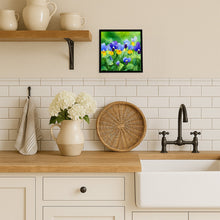 Load image into Gallery viewer, Illinois Violet in Watercolor Framed Metal Print