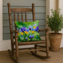 Load image into Gallery viewer, Illinois Violet in Watercolor Throw Pillow