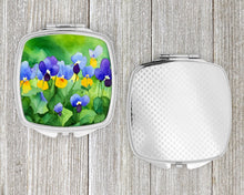 Load image into Gallery viewer, Illinois Violet in Watercolor Compact Mirror