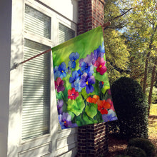 Load image into Gallery viewer, Illinois Violet in Watercolor House Flag