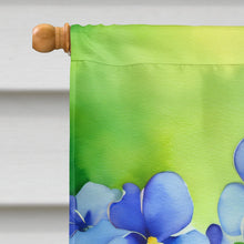 Load image into Gallery viewer, Illinois Violet in Watercolor House Flag