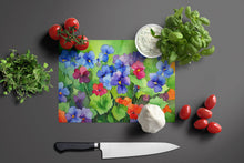 Load image into Gallery viewer, Illinois Violet in Watercolor Glass Cutting Boards – Durable, Decorative Kitchen Art Large