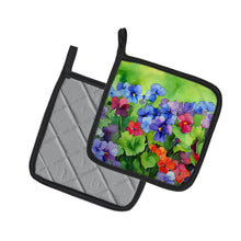 Load image into Gallery viewer, Illinois Violet in Watercolor Pair of Pot Holders