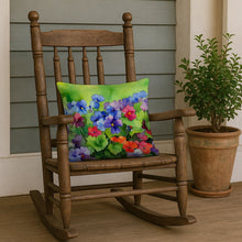 Load image into Gallery viewer, Illinois Violet in Watercolor Throw Pillow