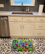 Load image into Gallery viewer, Illinois Violet in Watercolor Memory Foam Kitchen Mat