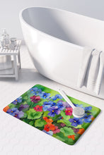 Load image into Gallery viewer, Illinois Violet in Watercolor Memory Foam Kitchen Mat