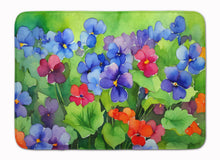 Load image into Gallery viewer, Illinois Violet in Watercolor Memory Foam Kitchen Mat