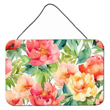 Load image into Gallery viewer, Indiana Peonies in Watercolor Wall or Door Hanging Prints