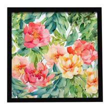 Load image into Gallery viewer, Indiana Peonies in Watercolor Framed Metal Print